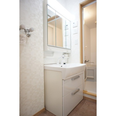 洗面設備　シャワードレッサー付きです！