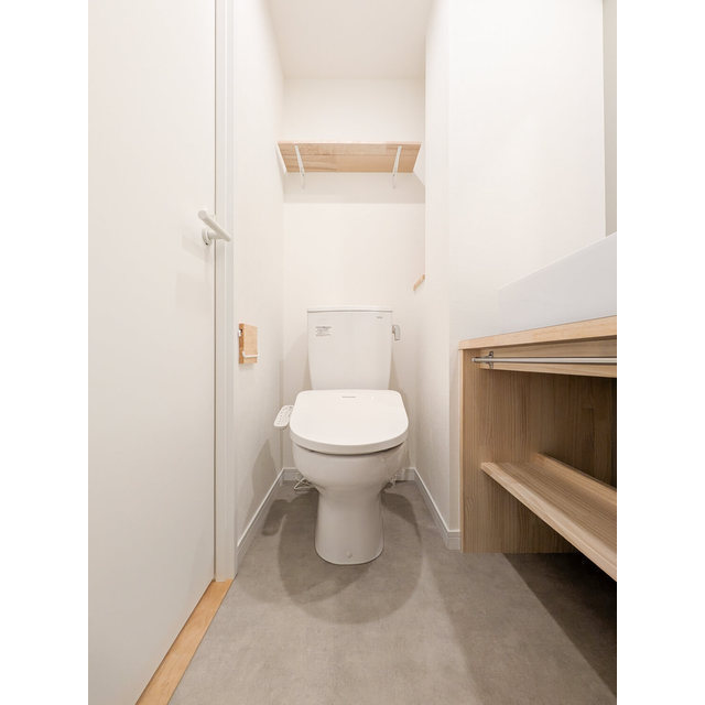 トイレ　ゆったりとした空間のトイレです