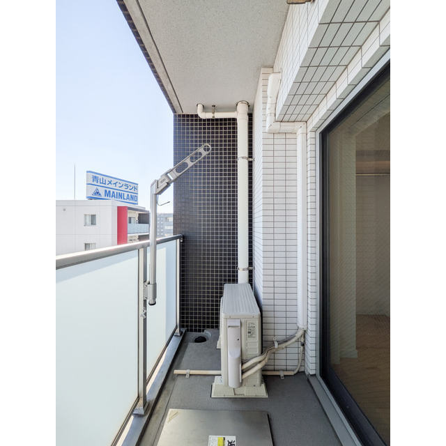 バルコニー　落ち着いた時間を過ごせるバルコニーです