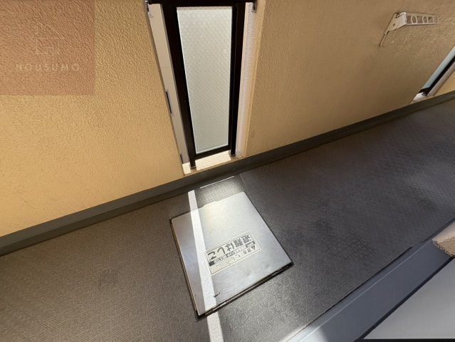 バルコニー　清潔感のあるトイレです