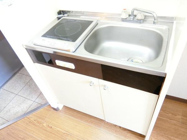 キッチン　１口コンロ付き！
