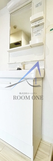 洗面設備　洗面台です。