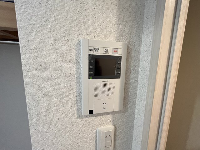 セキュリティ　モニター付きです