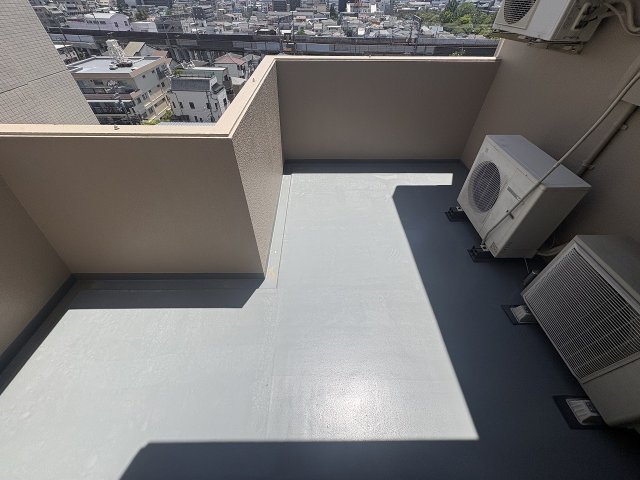 バルコニー　落ち着いた時間を過ごせるバルコニーです