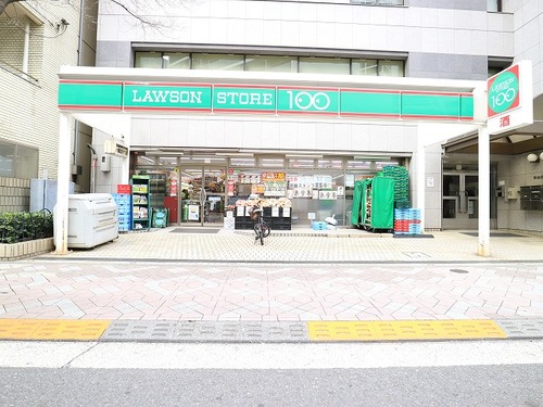 コンビニ　ローソンストア100芝浦二丁目店（コンビニ）まで167m