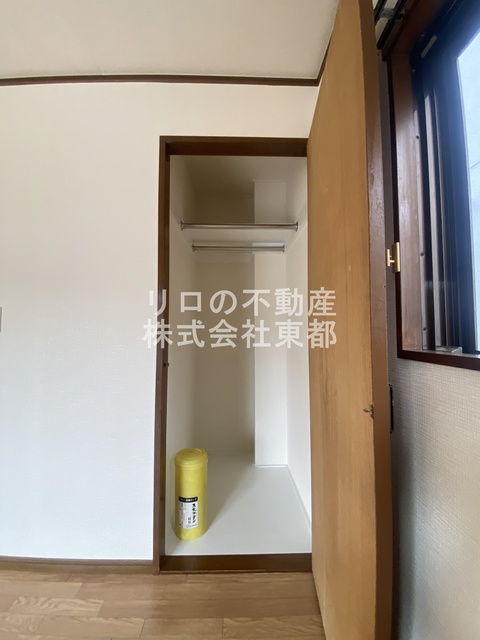 収納　奥行のある収納付です！増えがちな荷物をもスッキリ収納できます