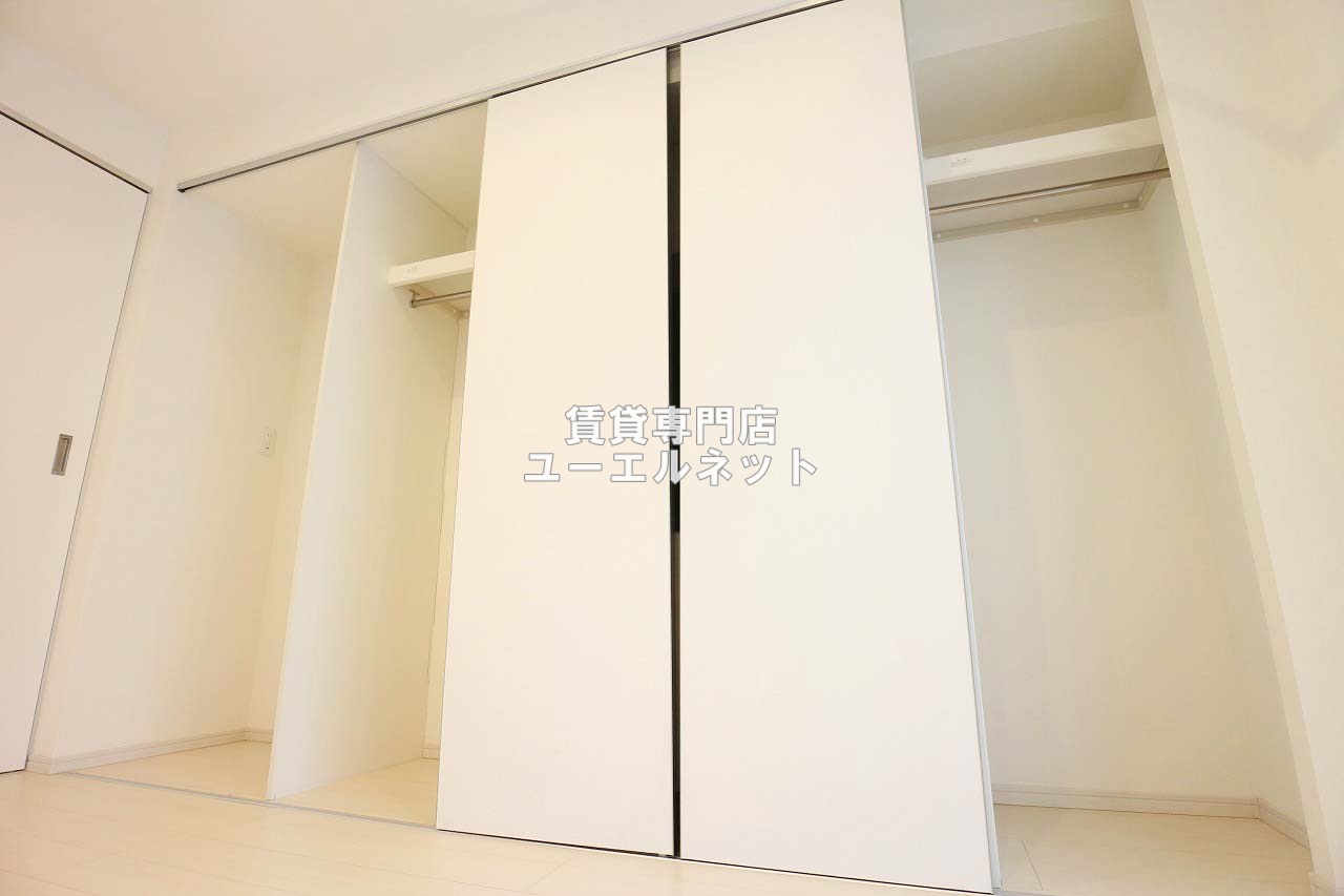 収納　クローゼット付きでお部屋もスッキリ♪