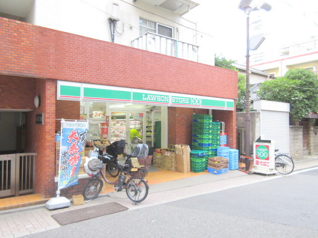 コンビニ　ローソンストア100大山町店（コンビニ）まで254m