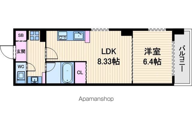 コンソラーレ上町台IIの間取り写真
