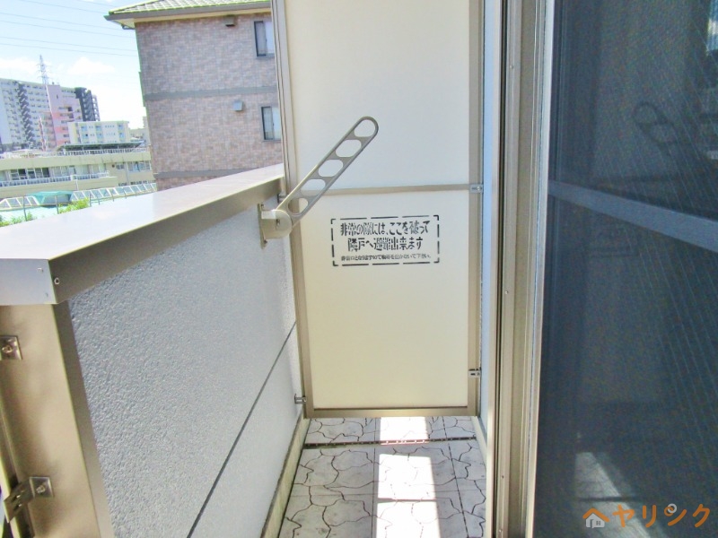 バルコニー　シャワー付トイレ