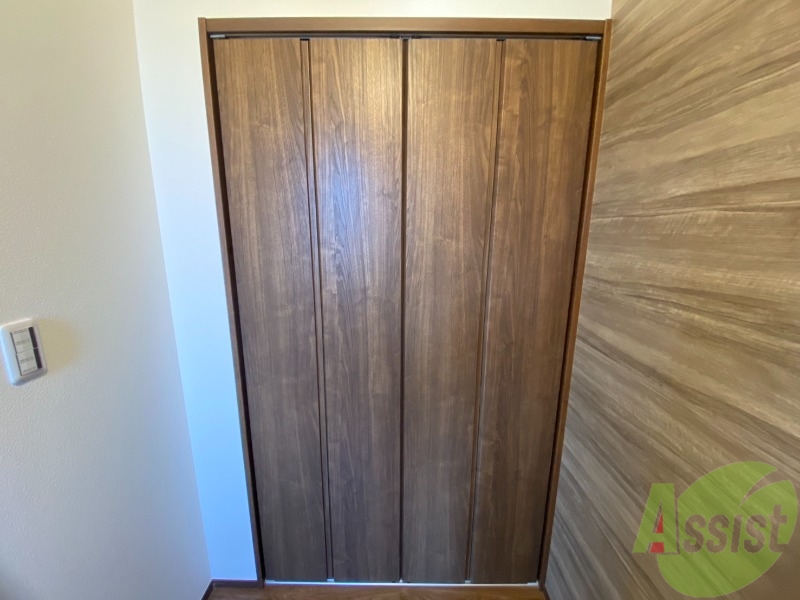収納　ここに収納があります。収納があると部屋が広く使えます。