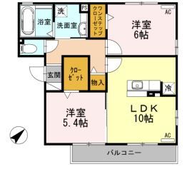 コンフォートの間取り写真