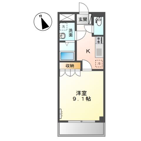 サニーコートの間取り写真