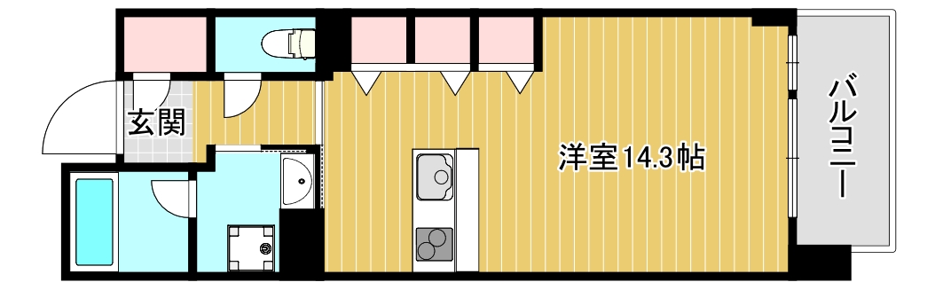 ロイヤルパークスなんばの間取り写真