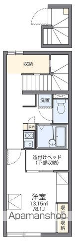 レオパレスリバーサイドの間取り写真