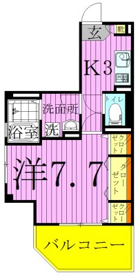 レジデンス・ミナの間取り写真