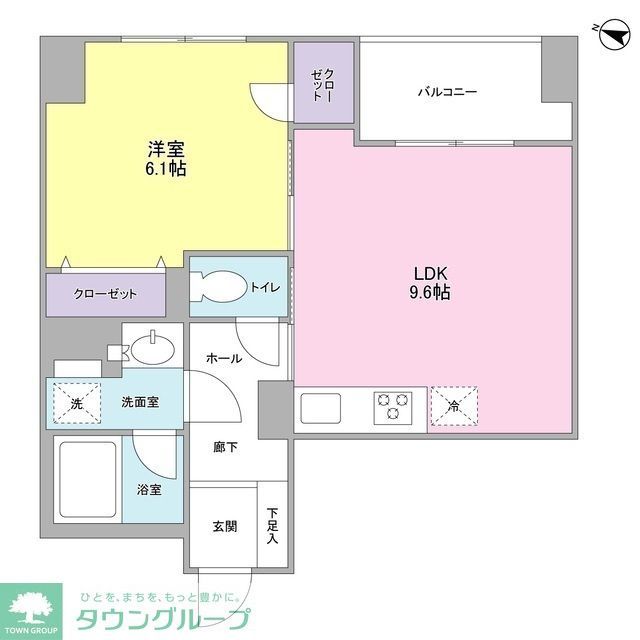 La Belle 三越前の間取り写真