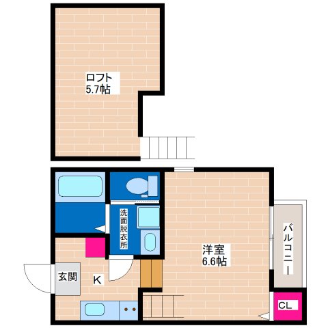 cozy palaceの間取り写真