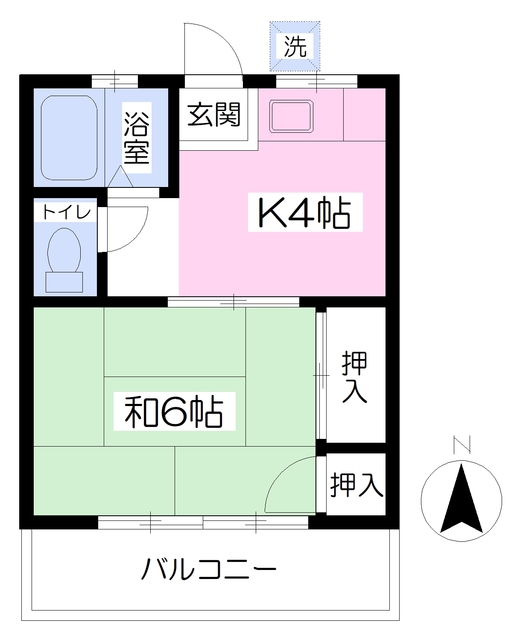 ひかりハイツの間取り