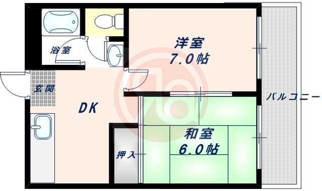 あびこ阪下マンションの間取り