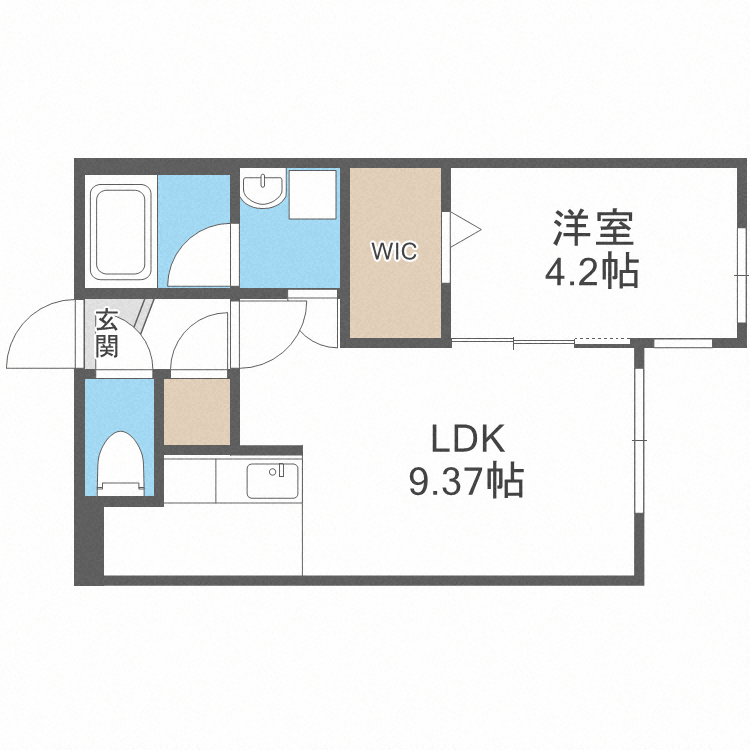 【メルヴェイユ　コトニの間取り】