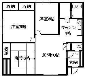 エポック永山Ａ・Ｂ棟の間取り