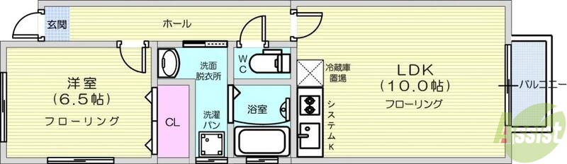 【ツインハウスEの間取り】