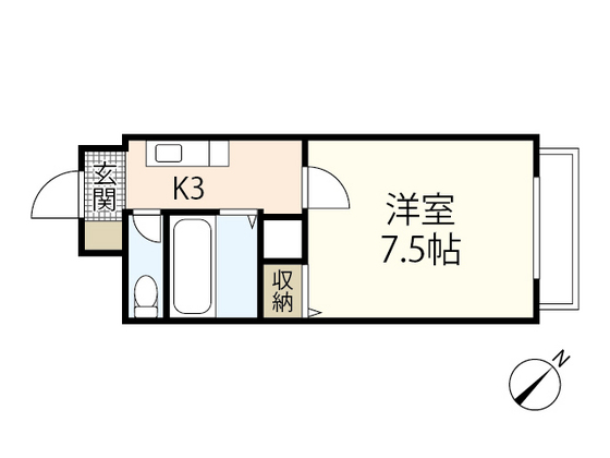 センチュリー曙Iの間取り