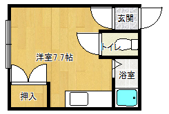 アビタシオンＤの間取り