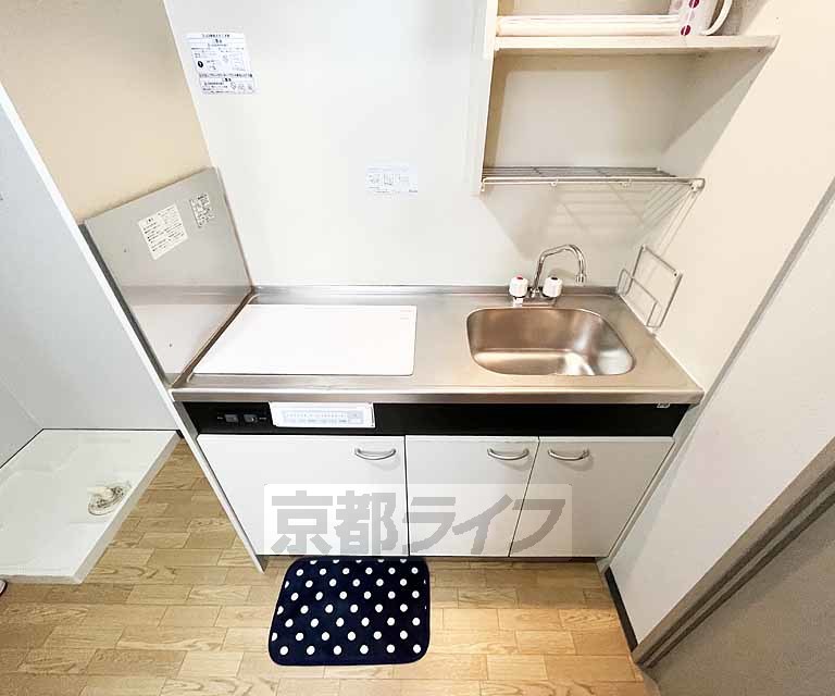 キッチン　ＩＨコンロでお手入れ簡単です。