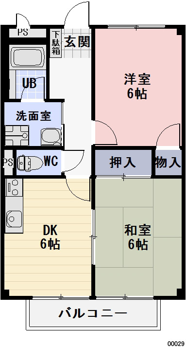 ＳｕｎＦｌｏｗｅｒ正木IIの間取り