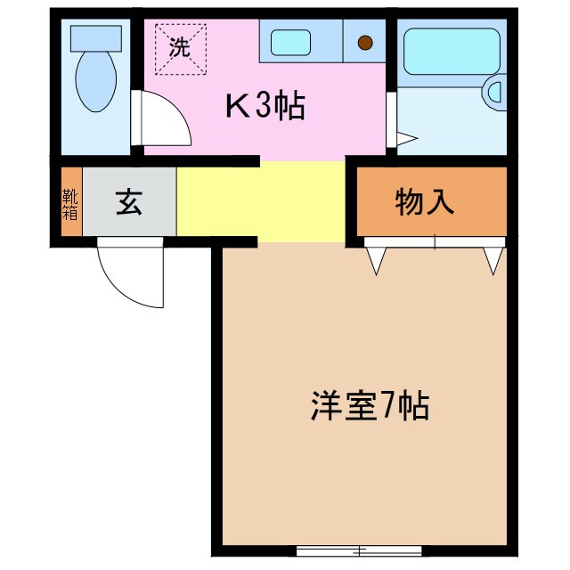 コーポSGの間取り