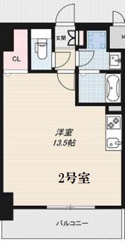 姫路市忍町のマンションの間取り