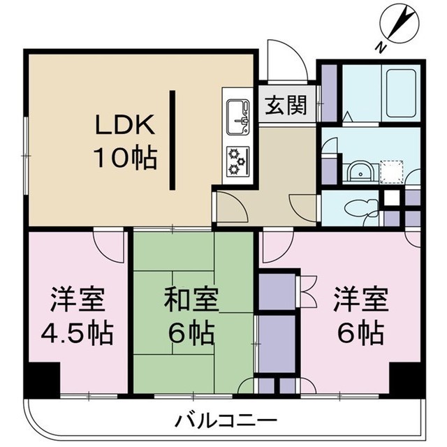 オークナガシンの間取り