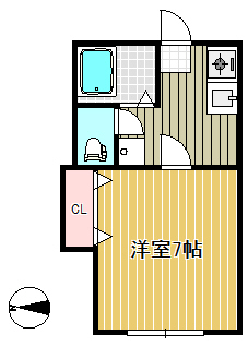 セントポーリア八軒の間取り