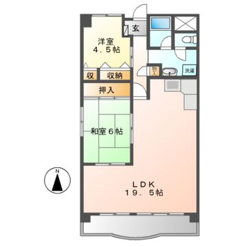 アンファミーユ西小路の間取り