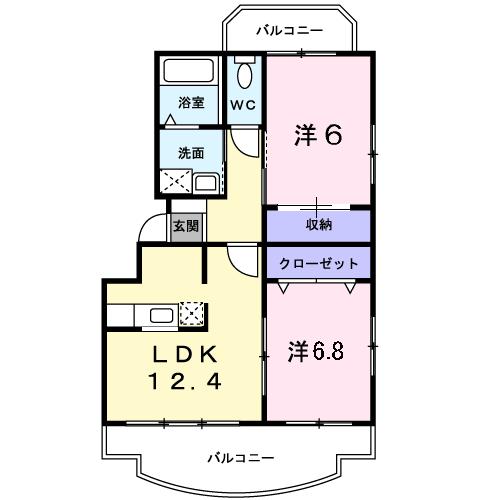 サン　グローヴの間取り