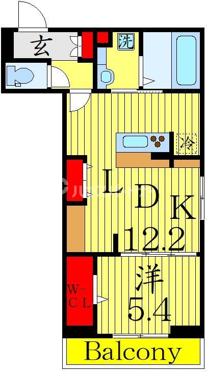 D-ROOM穴川IIIの間取り