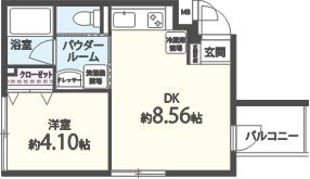 ツルマキロジの間取り