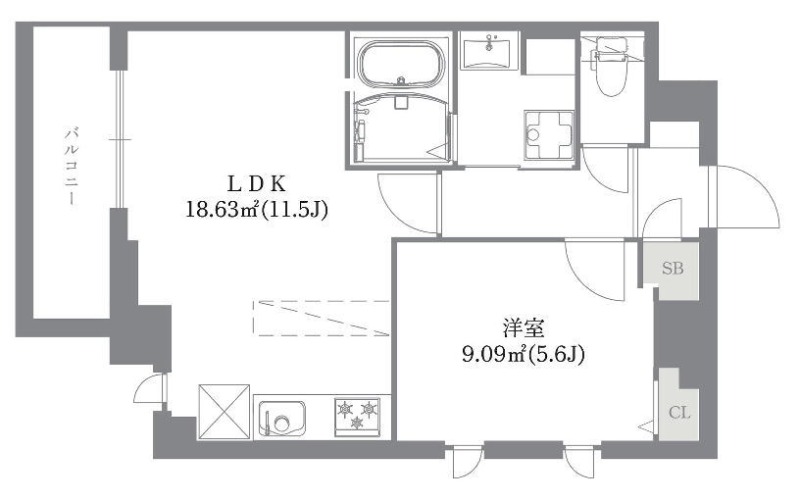 アネックスコートの間取り