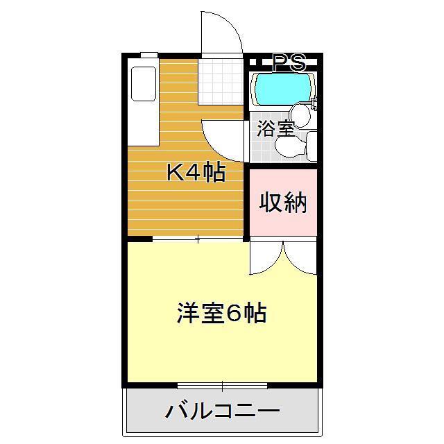 クールハイツＫＡＮＥＨＩＲＡの間取り