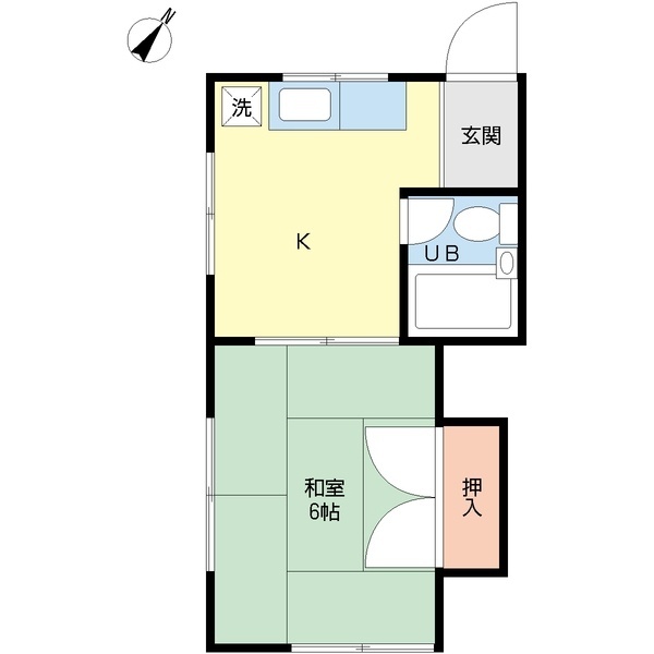 鈴木ハイツの間取り
