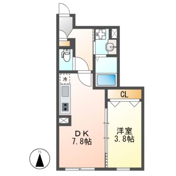 リーデンス名古屋駅西（旧エスリードコート名古屋駅西）の間取り