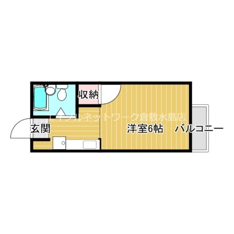 メゾンアルスＣの間取り