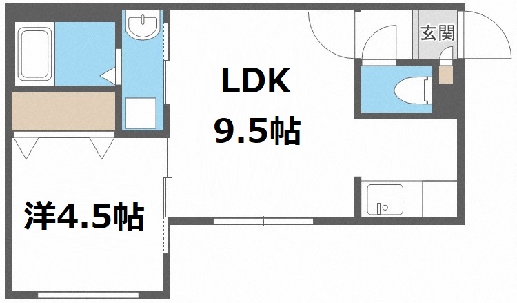 Ｆｏｎｓ美園の間取り