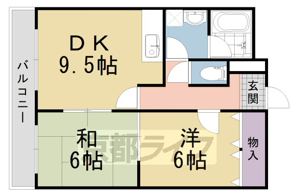 グリーンヒルトミタの間取り