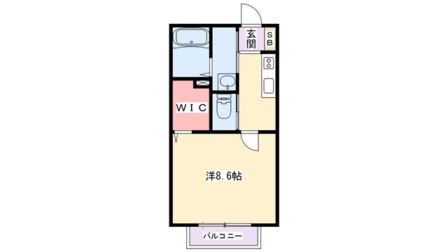 エルメゾン北条の間取り