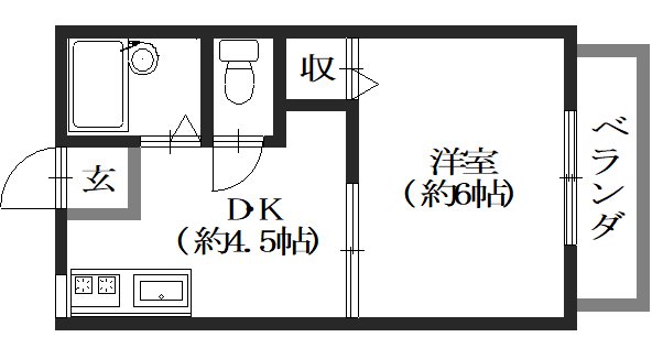 ビラージュ深草の間取り