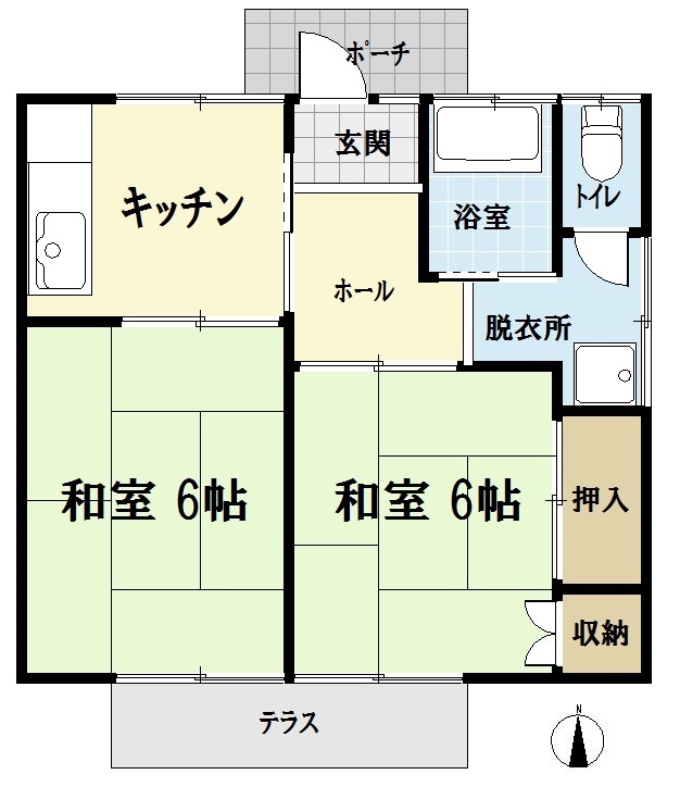 サンハイツ千間台の間取り