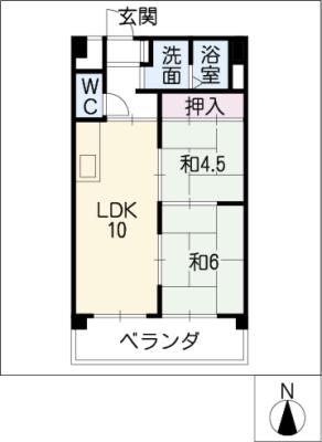 グランドハイツ南十一番町の間取り